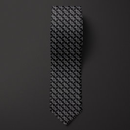 Black DNA Dubbla Helix Mönster Slips