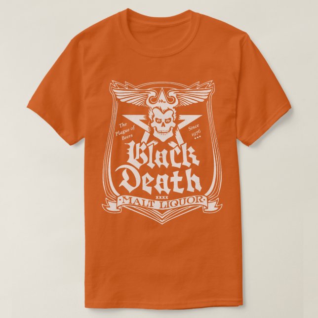 Black Dödsmaltlikör T Shirt (Design framsida)