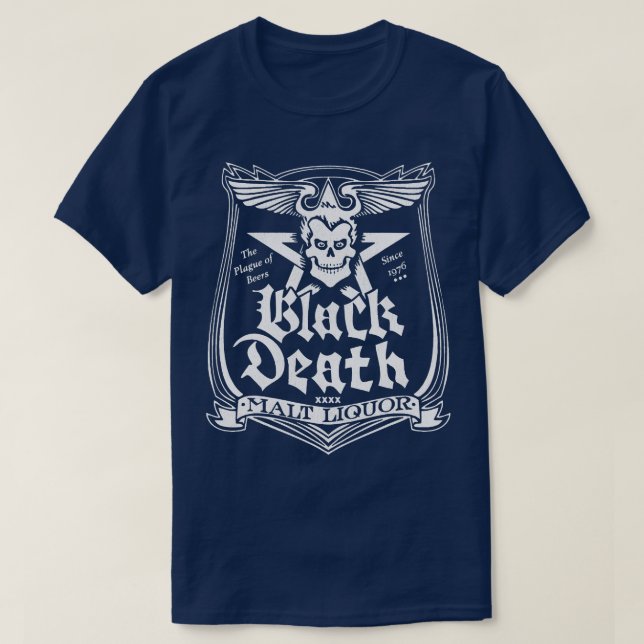 Black Dödsmaltlikör T Shirt (Design framsida)