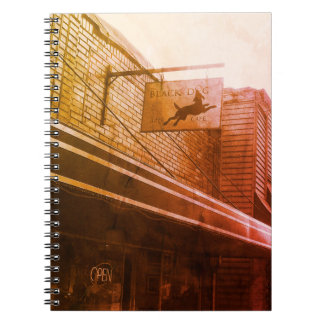 Black Dog Cafe notebook Anteckningsbok