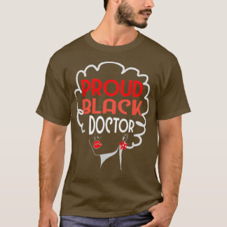 Black Doktor Women African American PhD MD Graduat T Shirt