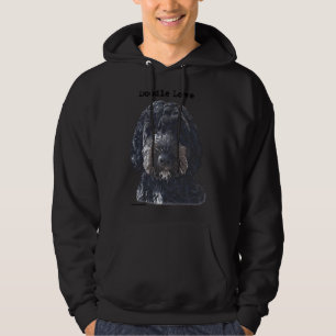 Black Doodle Hund Hoodie