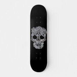 Black döskalle skateboard