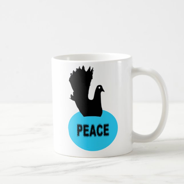 Black Dove Peace Mugg (Höger)