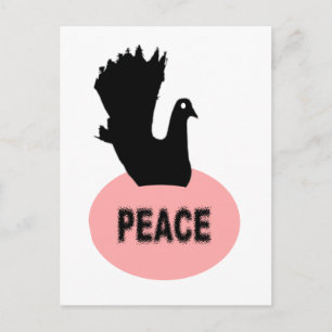 Black Dove Peace-vykort Vykort