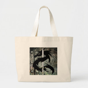 Black Dragon and Sword Jumbo Tygkasse