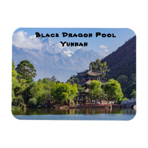 Black Dragon Bassäng-Yunnan, China Magnet
