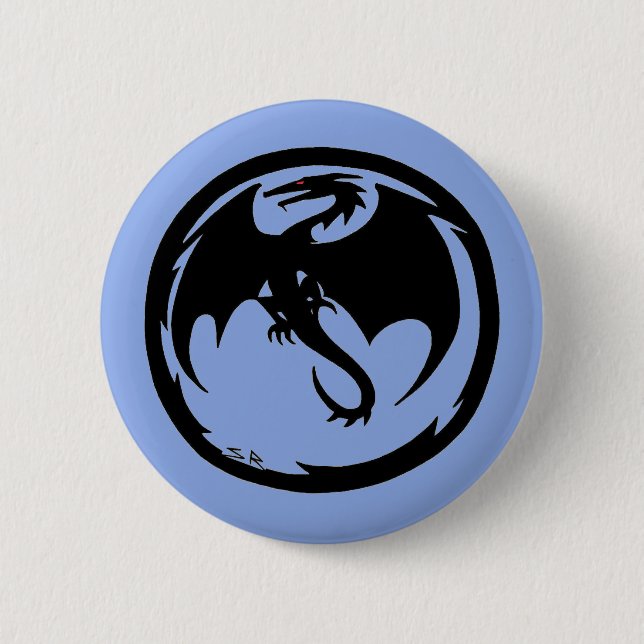 Black Dragon Blue-knapp Knapp (Framsida)