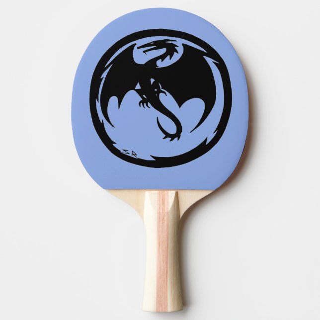 Black Dragon Blue ping pong paddle Pingisracket (Framsidan)