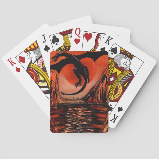 Black Dragon Casinokort (Baksidan)