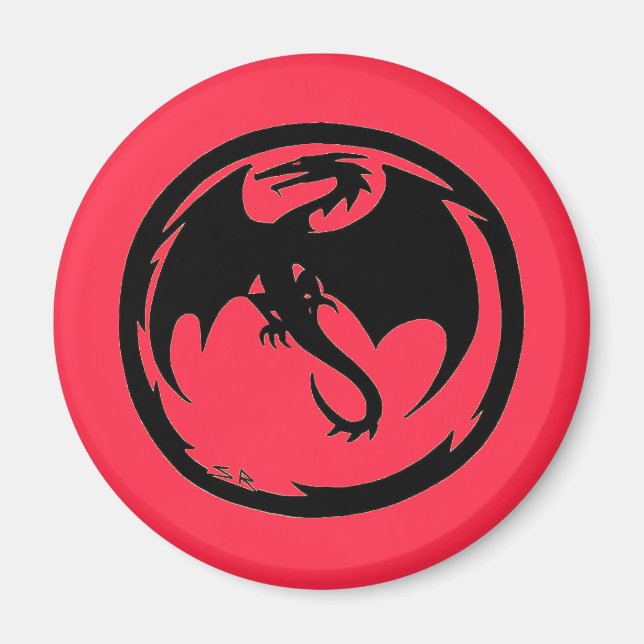 Black Dragon Coral magnet (Framsidan)