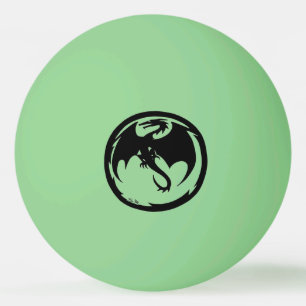 Black Dragon grönt glöd 1 stjärna ping pong bol Pingisboll