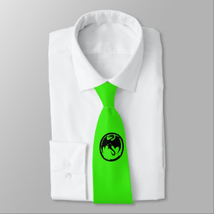 Black Dragon Grönt necktie Slips