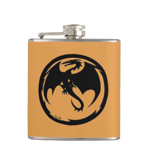Black Dragon Guld faux deerskin-kolv Fickplunta