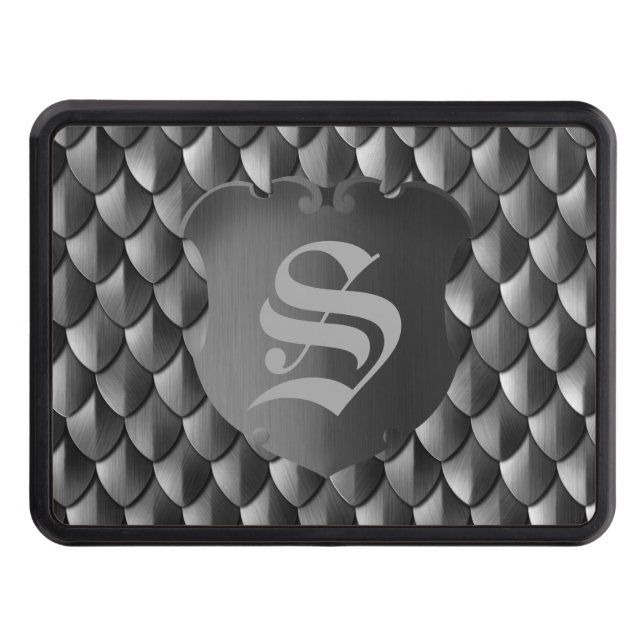 Black Dragon Scales Skydd För Dragkrok (Framsidan)