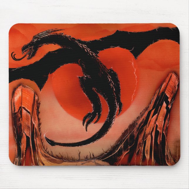 Black Dragon-tagningsflygning Musmatta (Framsidan)