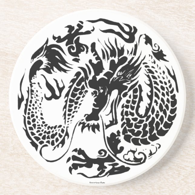 Black Dragon Underlägg (Framsidan)