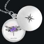 *~* Black Dragonfly Lila Ro Berlockhalsband<br><div class="desc">SILVER PLATE NECKLACE - Privat halsband när du behållor dina avsikter nära hjärtat. Avsedd judelry - Soothing Calming, fjärrenergi laddad av JEWELRY med AVSIKT (R) Ange en avsikt på ett positivt sätt, som " Jag är ... ." Energin kommer att hjälpa dig i positiva omvandlingar. När man är lugn kan...</div>