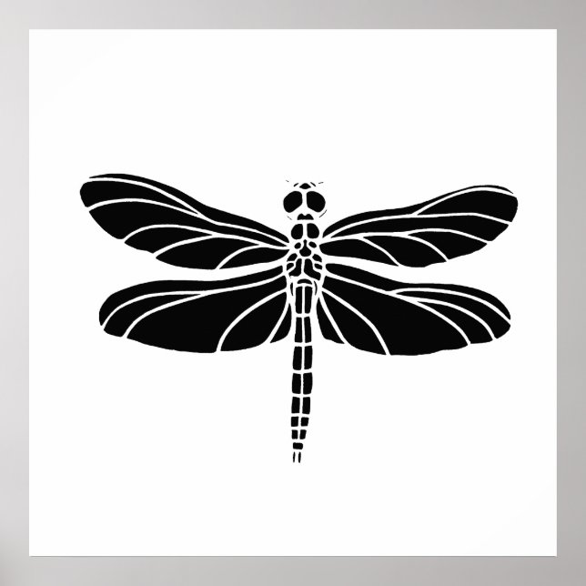 Black Dragonfly Poster (Framsidan)