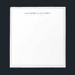 Black Dubbla Gräns par Namn Anteckningsblock<br><div class="desc">Black Dubbla Gräns par Namn Anteckningsblock</div>