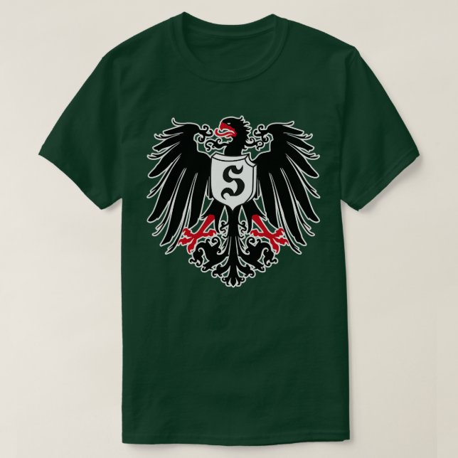 Black Eagle Jagdgeschwader  T Shirt (Design framsida)
