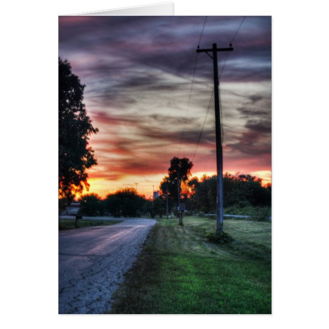 Black Earth Sunset OBS Kort (Framsidan)