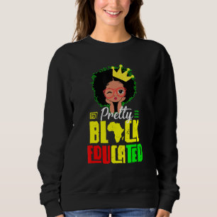 Black Educated Black Woman Black Histo T Shirt