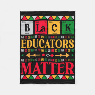 Black Educators Problem Black History Pride Period Fleecefilt