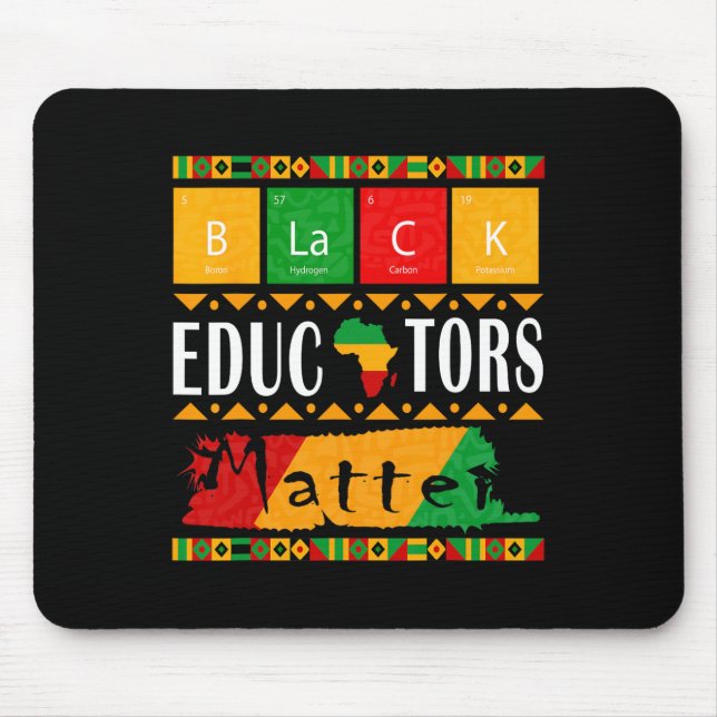 Black Educators Problem History Månad, Pride Musmatta (Framsidan)