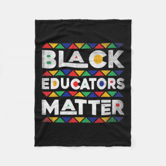 Black Educators Problem Melanin African Teacher Bl Fleecefilt