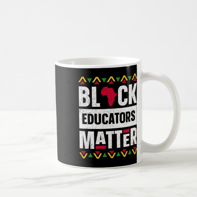 Black Educators Problem Teacher Black History Mont Kaffemugg (Höger)