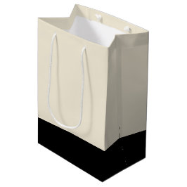 Black & Eggshell White Unisex Färg Block