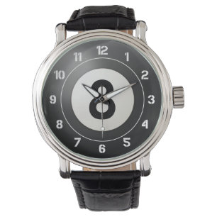 Black Eight Boll Armbandsur