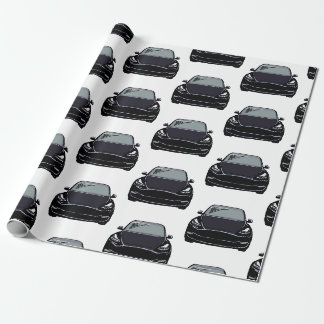 Black Electric Fordon SUV-bil Presentpapper