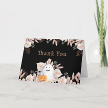 Black Elegant Little Boo Boho Ghost Baby Shower