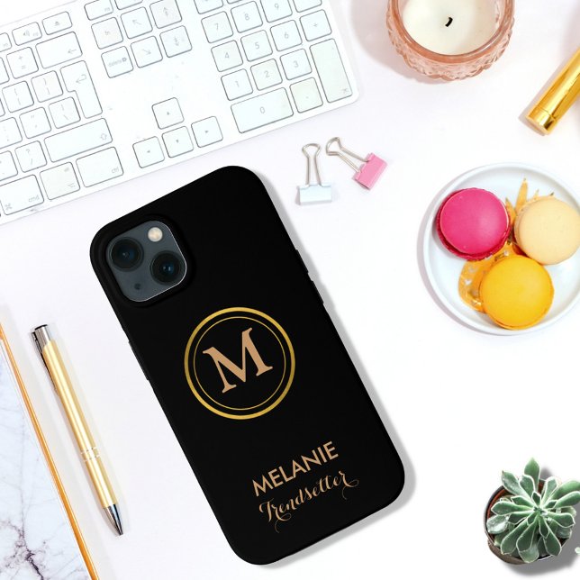 Black Elegant Luxury Classic Monogram (Skapare uppladdad)