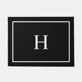 Black Elegant Modern Monogram