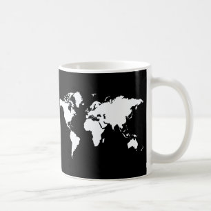 Black Elegant World Kaffemugg