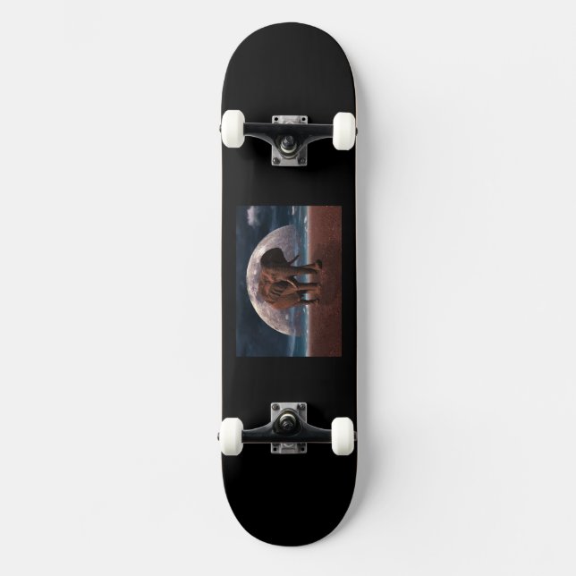 Black Elephant Skateboard (Framsida)