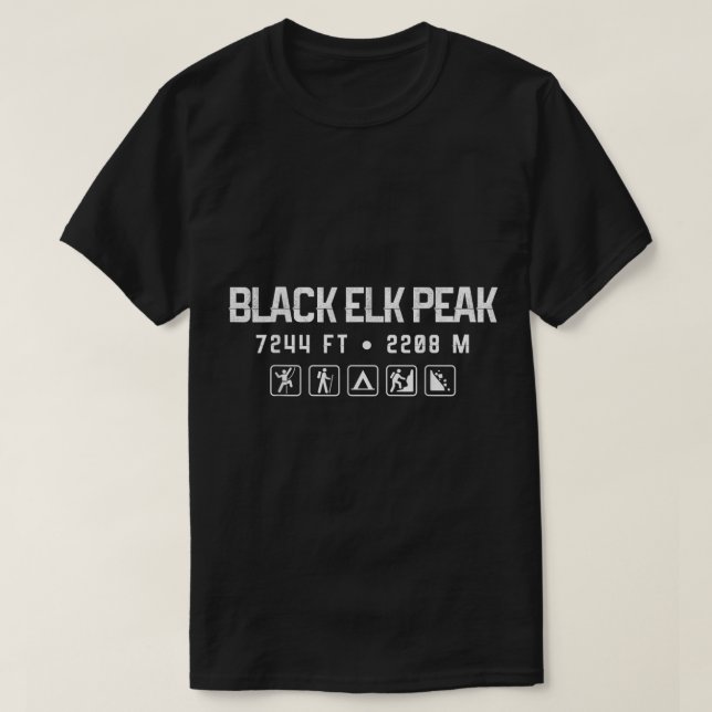 Black Elk Peak, South Dakota Mountain Shirt T (Design framsida)
