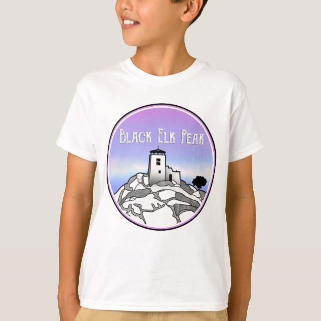 Black Elk Peak South Dakota T Shirt (Framsida)