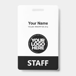 Black Employee Namn Business Logotyp  Personal Mär