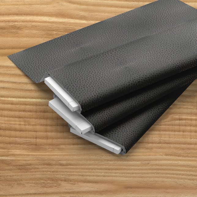 Black Emu Skin-liknande läder Tyg (Skapare uppladdad)