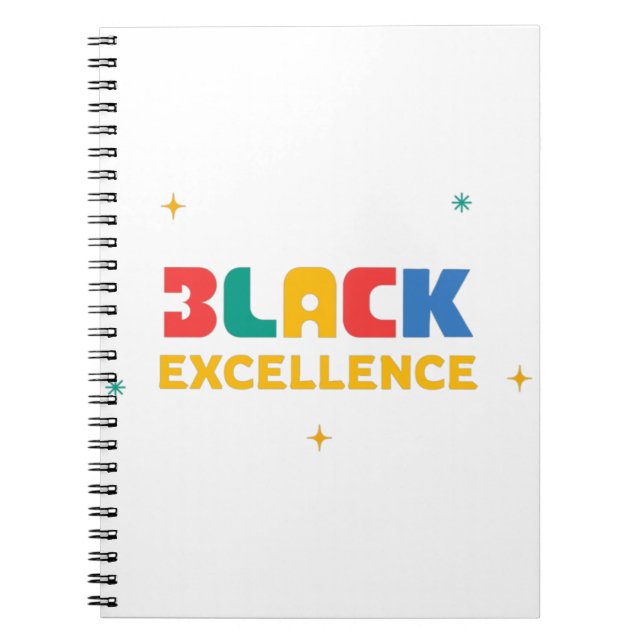 Black Excellence Anteckningsbok (Framsidan)