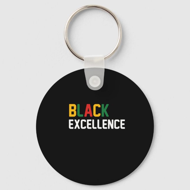 Black Excellence Black Proud Nyckelring (Framsida)
