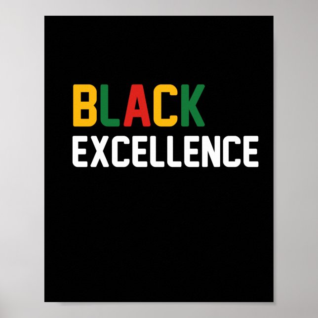 Black Excellence Black Proud Poster (Framsidan)