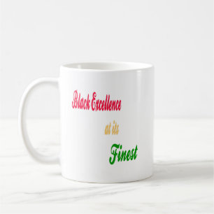 Black Excellence på sin finaste kaffe Mugg