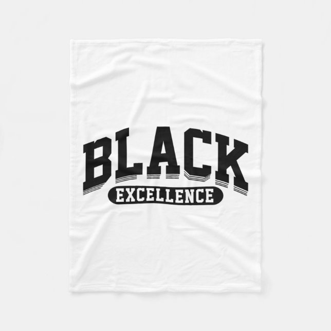 Black Excellence Proud African American Black Hist Fleecefilt (Framsidan)