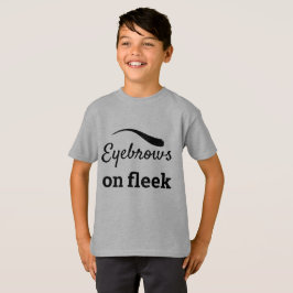 Black Eyebrows on Fleek Trendig Flawless Stil Kids T Shirt