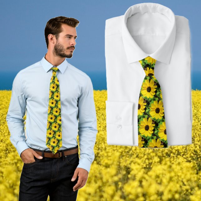 Black Eyed Susan - Blommigt Tie Slips (Skapare uppladdad)